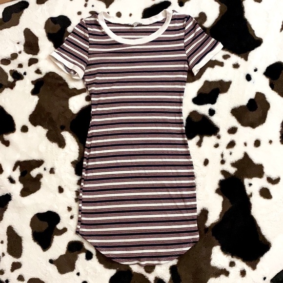 Charlotte Russe Dresses & Skirts - Charlotte Russe Striped Mini Dress